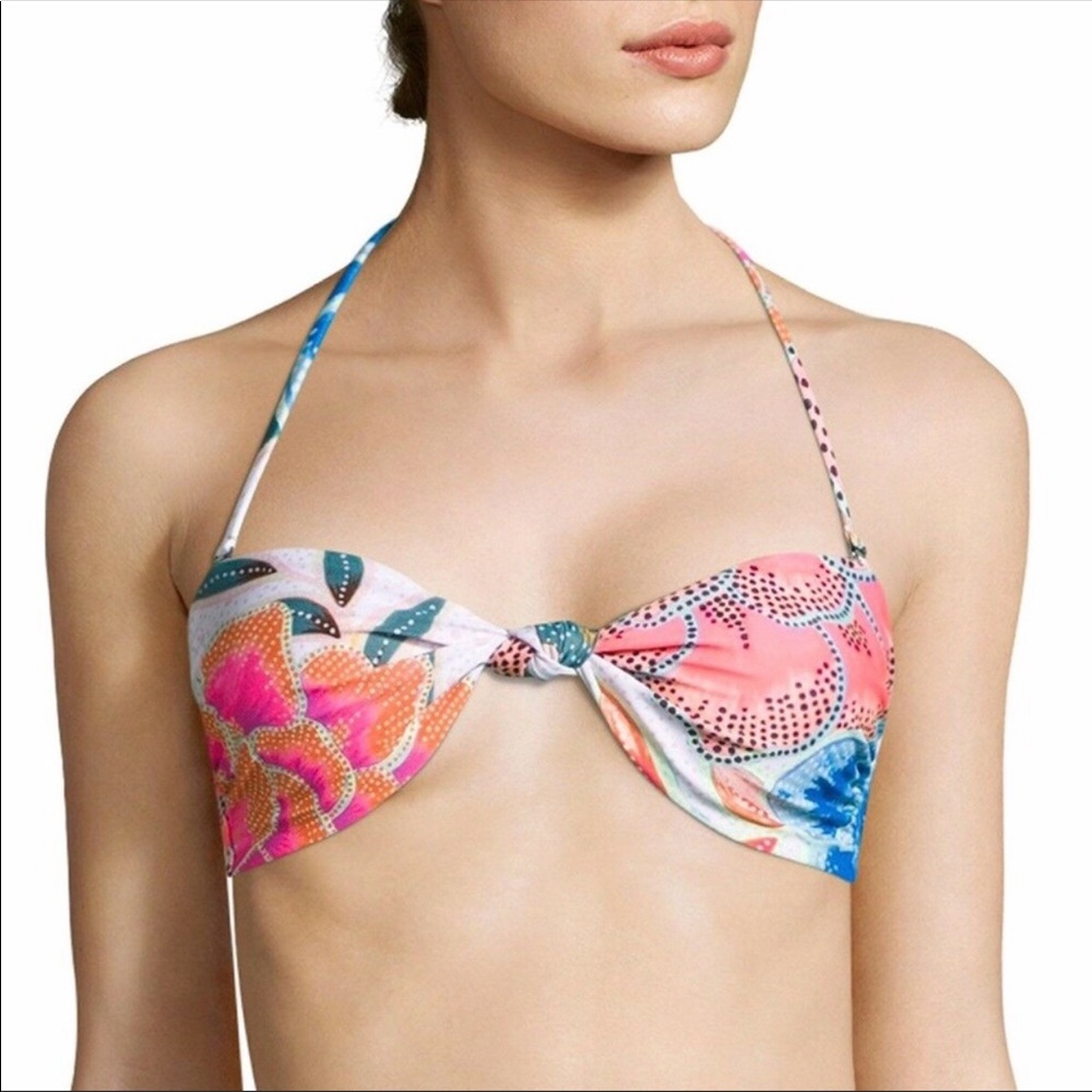 ISO Mara Hoffman Acacia Bikini Top - Pink NWT
